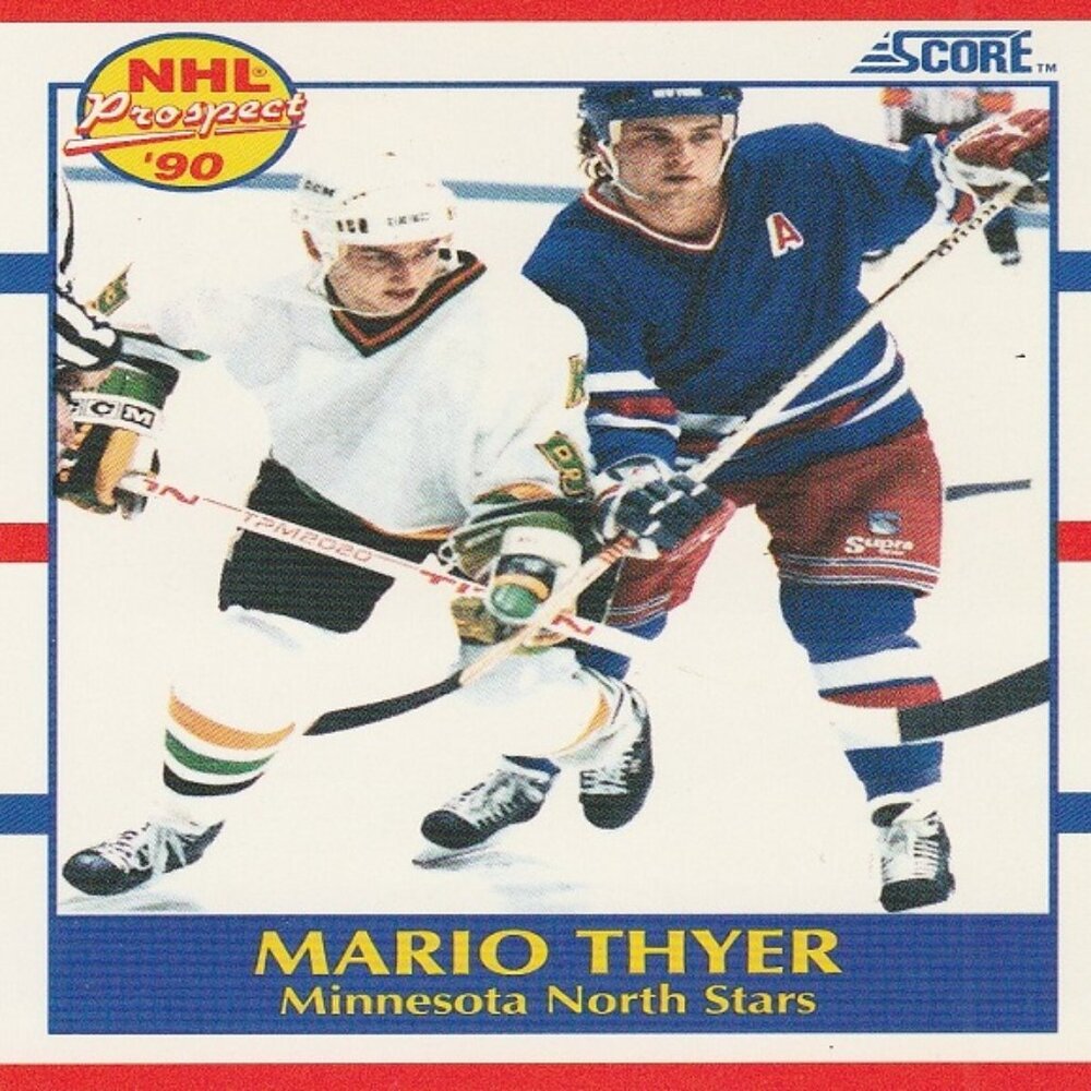 Mario Thyer - 1990 Score NHL Prospect '90 Hockey Card